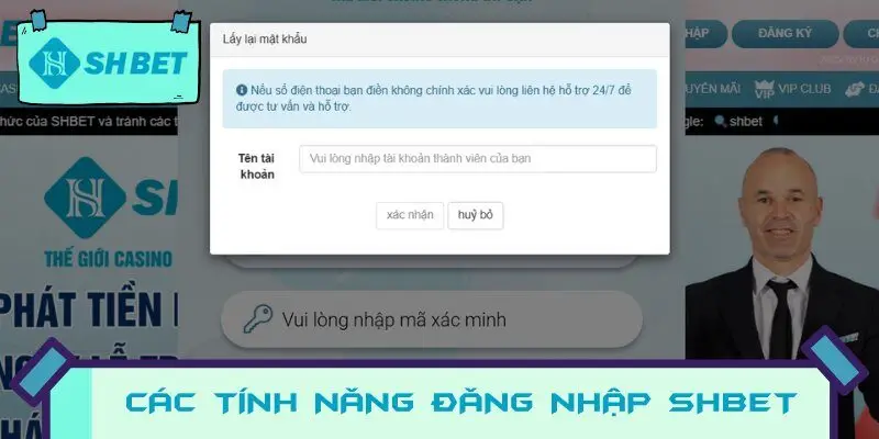 Các Tính Năng Đăng Nhập SHBET và Các Lựa Chọn Chính