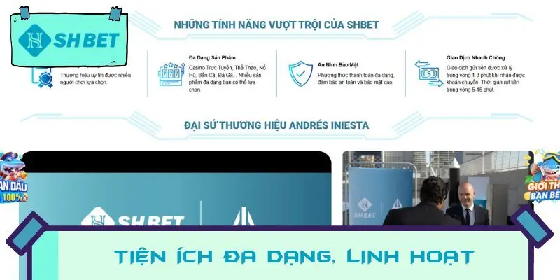 Giới thiệu về SHBET qua các tiện ích đa dạng, linh hoạt